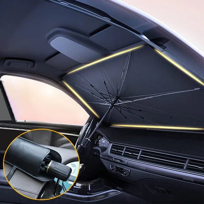 🚗 40% OFF ! ☀️ Car Sunshade – Effective Heat Insulation, UV Block & Easy Foldable Auto Windshield Protector