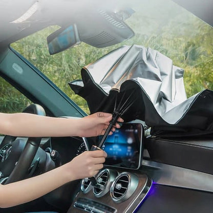 🚗 40% OFF ! ☀️ Car Sunshade – Effective Heat Insulation, UV Block & Easy Foldable Auto Windshield Protector