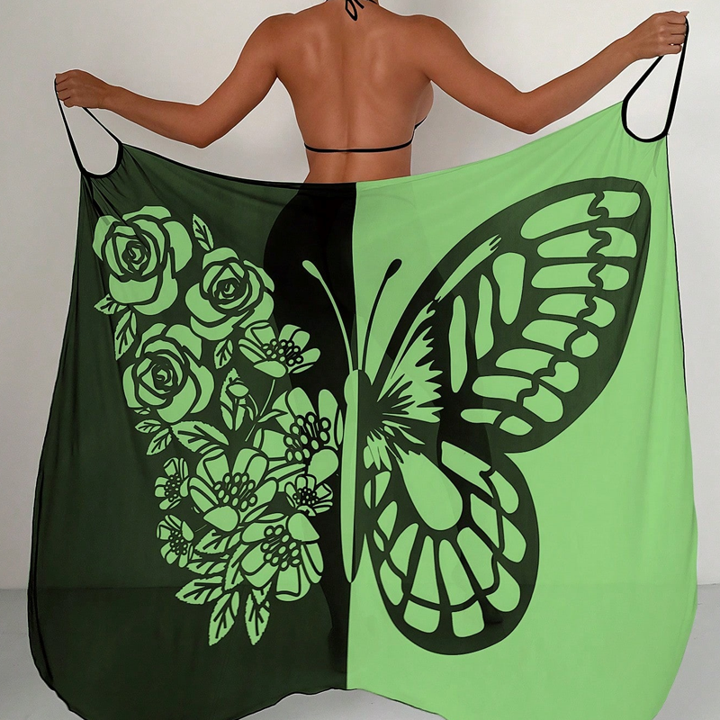 🔥Last Day Special Price £10.99!!💥-🦋Women's Butterfly Swimsuit Cover-Up & Dress