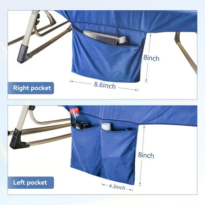 🏖️Summer Hot Sale - ONLY ￡14.99!!⚡50K+ SOLD!🌞🌊Sun Lounger Towel in Bag with Pockets Storage