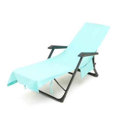 🏖️Summer Hot Sale - ONLY ￡14.99!!⚡50K+ SOLD!🌞🌊Sun Lounger Towel in Bag with Pockets Storage