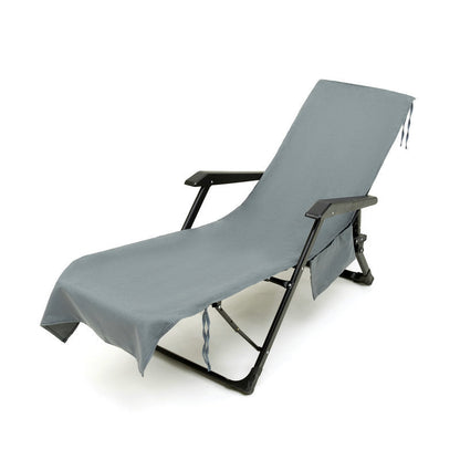 🏖️Summer Special Price - ONLY ￡14.99!!⚡50K+ SOLD!🌞🌊Sun Lounger Towel in Bag with Pockets Storage