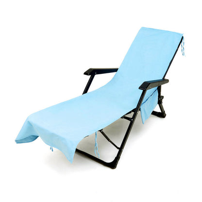 🏖️Summer Hot Sale - ONLY ￡14.99!!⚡50K+ SOLD!🌞🌊Sun Lounger Towel in Bag with Pockets Storage
