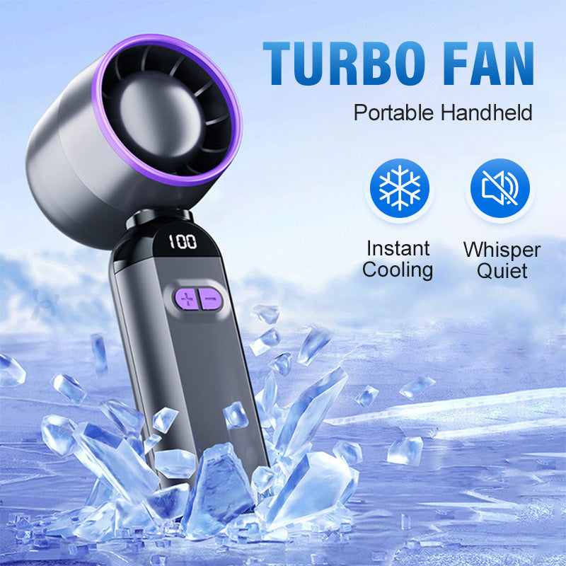 🔥LAST DAY SPECIAL PRICE £9.99!!⚡50K+ SOLD!❄️Portable Handheld Turbo Fan