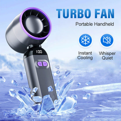 🔥LAST DAY SPECIAL PRICE £9.99!!⚡50K+ SOLD!❄️Portable Handheld Turbo Fan