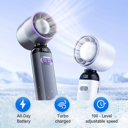 🔥LAST DAY SPECIAL PRICE £9.99!!⚡50K+ SOLD!❄️Portable Handheld Turbo Fan