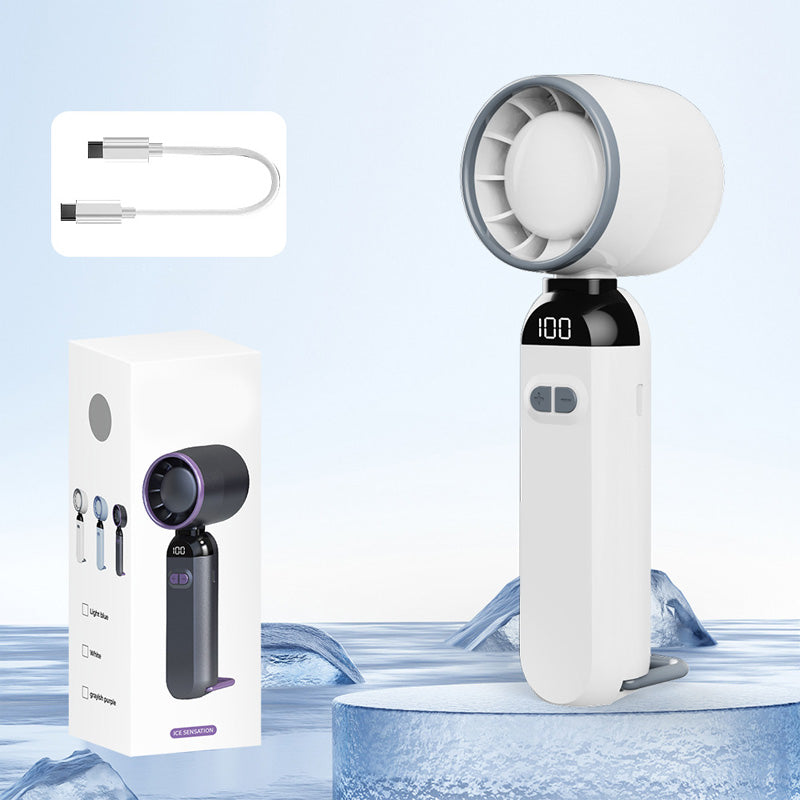 🔥LAST DAY SPECIAL PRICE £9.99!!⚡50K+ SOLD!❄️Portable Handheld Turbo Fan