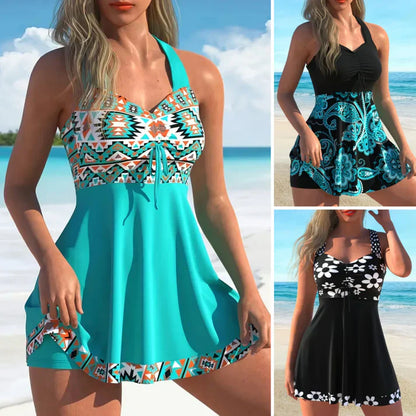 🔥LAST DAY SALE - ONLY £13.99!!⚡50K+ SOLD!👙Strap Top & Fitted Swim Shorts Separable Swimsuit 