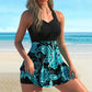 💃LAST DAY SAEL £13.99!!⚡50K+ SOLD!✨Strap Top & Fitted Swim Shorts Separable Swimsuit