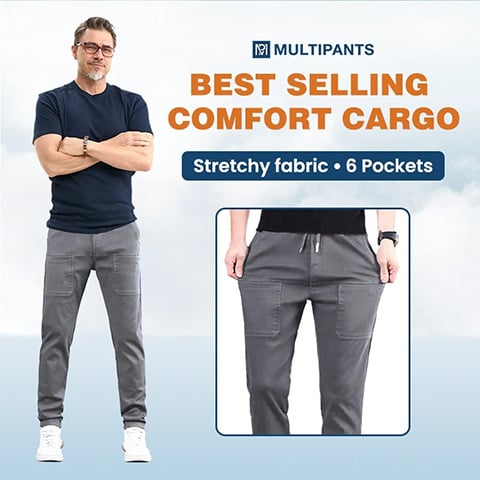 🔥Last Day Sale 60% OFF🏆MultiPants – High Stretch Multi-pocket Durable Cargo Pants