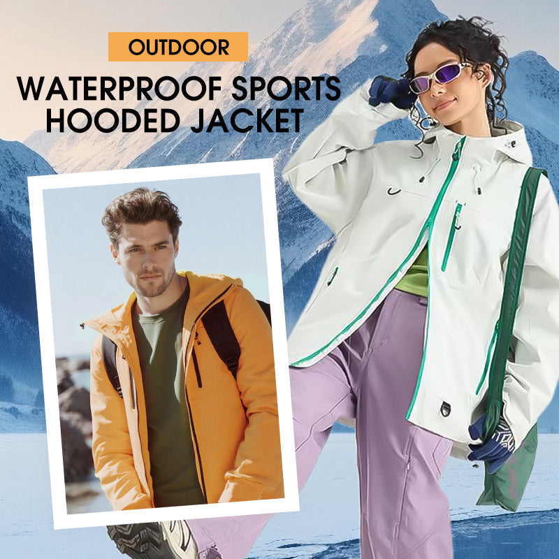 📢📢50% OFF !! ⏰Outdoor Waterproof Sports Hooded Jacket