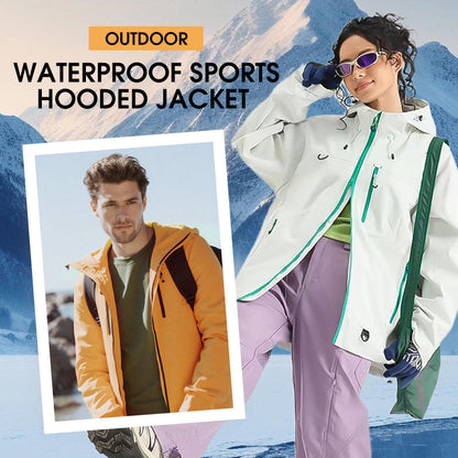 📢📢50% OFF !! ⏰Outdoor Waterproof Sports Hooded Jacket