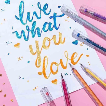 🔥LAST DAY SALE ONLY ￡8.99!!✨50K+ SOLD!🎁Glitter Gel Pen Set