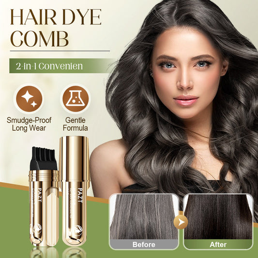 🔥NEW YEAR SALE-BUY 1 GET 1 FREE!!⚡50K+ SOLD!✨ 2-IN-1 HAIR DYE COMB