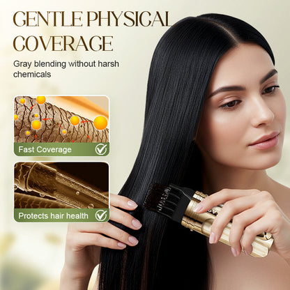 🔥NEW YEAR SALE-BUY 1 GET 1 FREE!!⚡50K+ SOLD!✨ 2-IN-1 HAIR DYE COMB