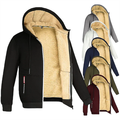 Super Cozy Men's Zip-Up Hoodie【Free Shipping】🔥