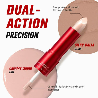 🔥NEW YEAR SALE - BUY 1 GET 1 FREE!!💜✨Dual-Ended Long-Lasting Lightweight Concealer