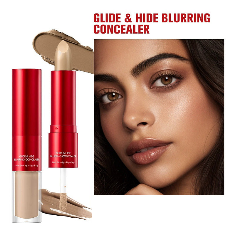 🔥NEW YEAR SALE - BUY 1 GET 1 FREE!!💜✨Dual-Ended Long-Lasting Lightweight Concealer