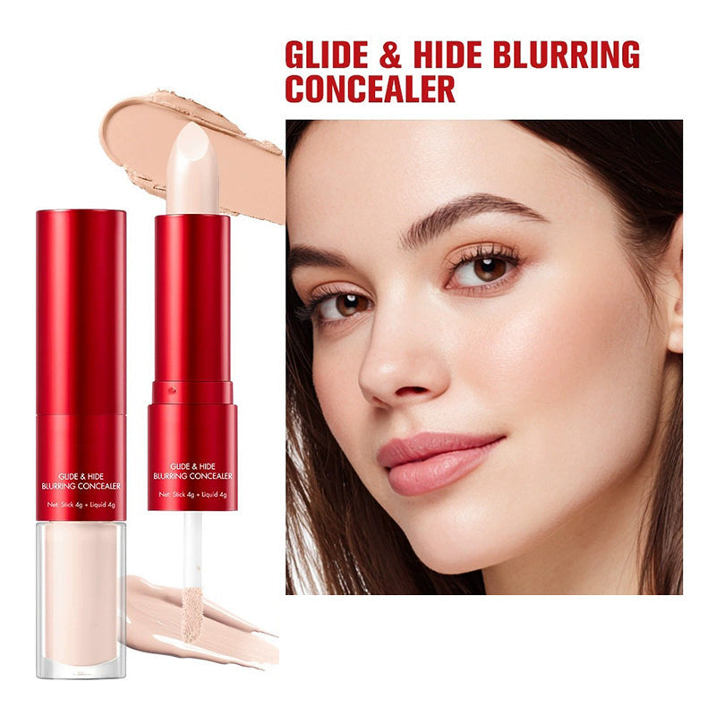 🔥NEW YEAR SALE - BUY 1 GET 1 FREE!!💜✨Dual-Ended Long-Lasting Lightweight Concealer