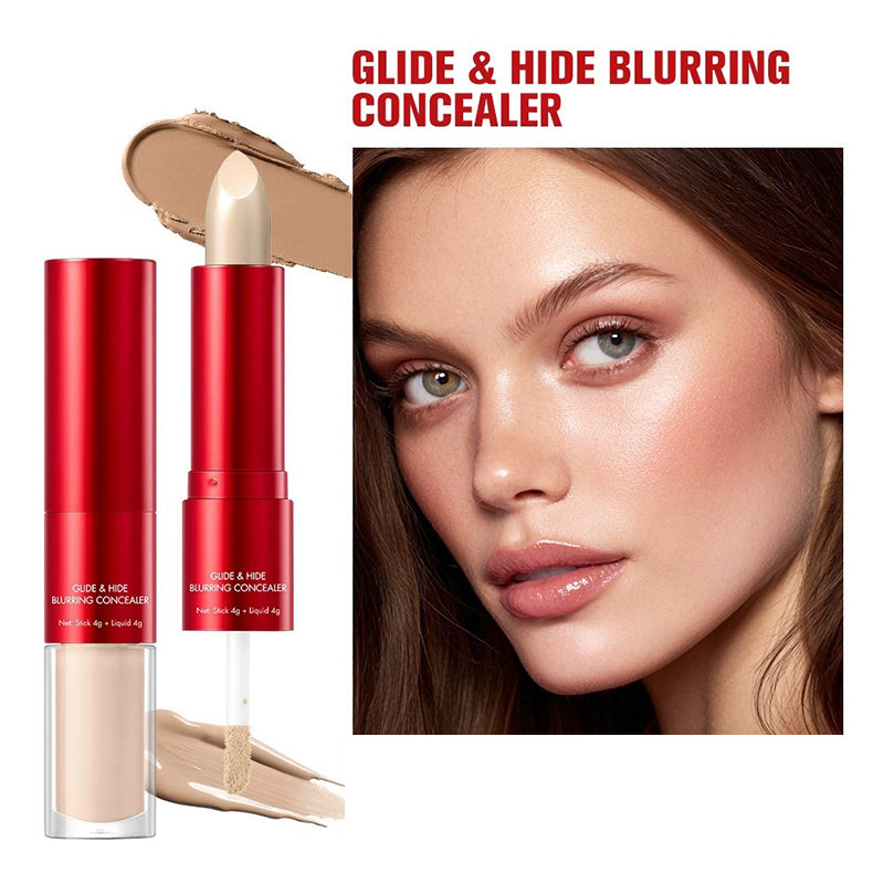 🔥NEW YEAR SALE - BUY 1 GET 1 FREE!!💜✨Dual-Ended Long-Lasting Lightweight Concealer