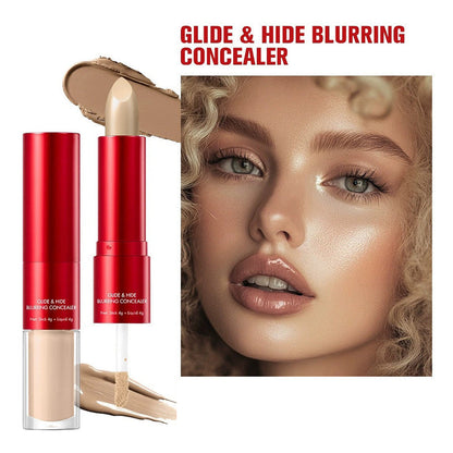 🔥NEW YEAR SALE - BUY 1 GET 1 FREE!!💜✨Dual-Ended Long-Lasting Lightweight Concealer