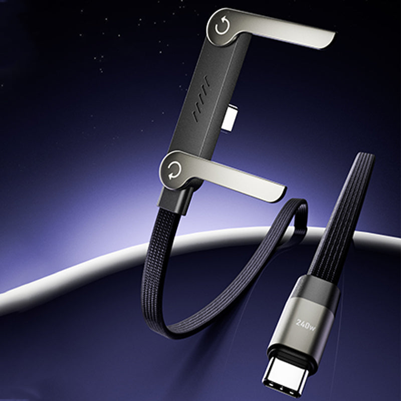 🔥CHRISTMAS PRICE: ￡10.99!!🔥⚡2-in-1 Fast Charging Cable with Adjustable Phone Stand
