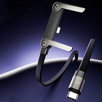 🔥CHRISTMAS PRICE: ￡10.99!!🔥⚡2-in-1 Fast Charging Cable with Adjustable Phone Stand
