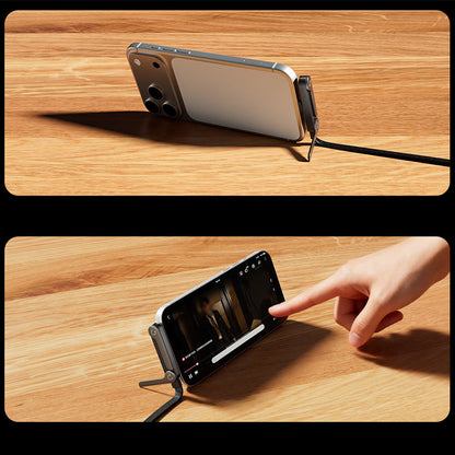 🔥CHRISTMAS PRICE: ￡10.99!!🔥⚡2-in-1 Fast Charging Cable with Adjustable Phone Stand