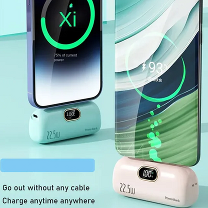 🔥LAST DAY SALE £10.99!!⚡50K+ SOLD!⏰5000mAh Mini Portable Charger Power Bank for phone🔋