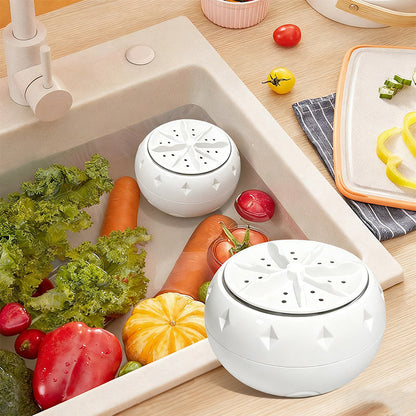 🔥LAST DAY SPECIAL PRICE £9.99!!⚡50K+ SOLD!🍇🍅Effortless Vortex Fruit & Vegetable Washer – Removes Pesticides, BPA-Free & Easy-Clean Design 💧