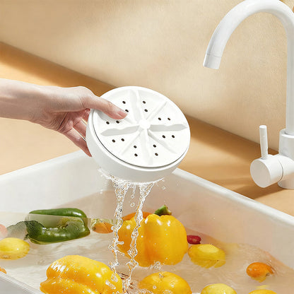 🔥LAST DAY SPECIAL PRICE £9.99!!⚡50K+ SOLD!🍇🍅Effortless Vortex Fruit & Vegetable Washer – Removes Pesticides, BPA-Free & Easy-Clean Design 💧