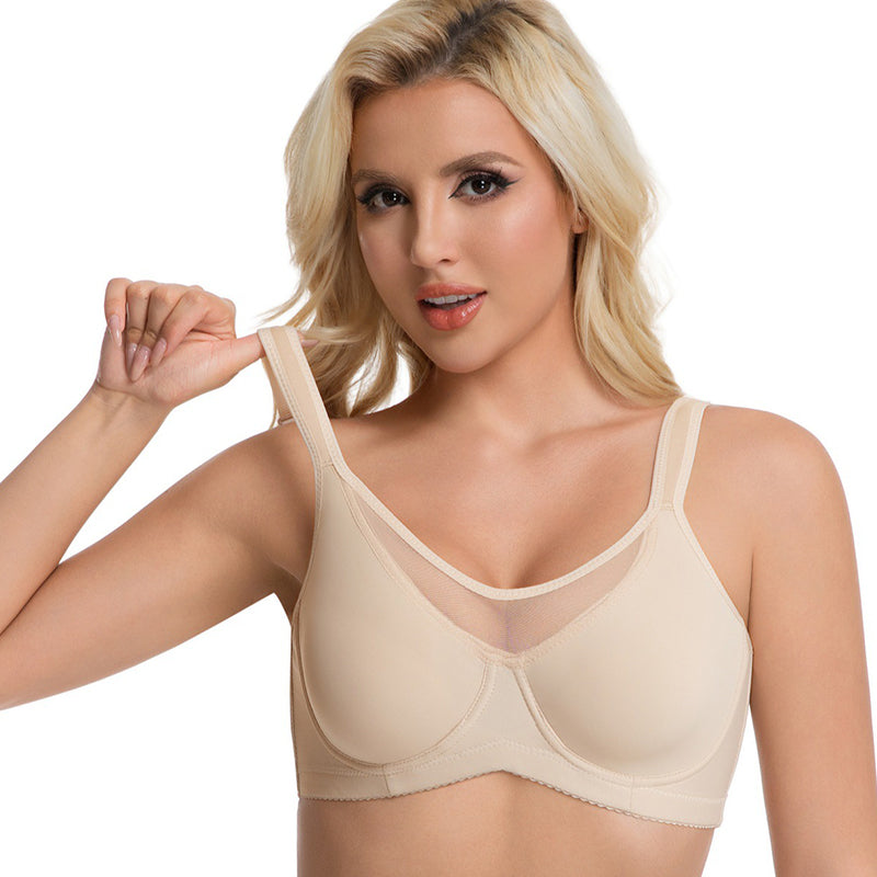 ⏳Christmas Sale £10.99💐Women's Elegant Sheer Full Coverage Plus Size Bra👍