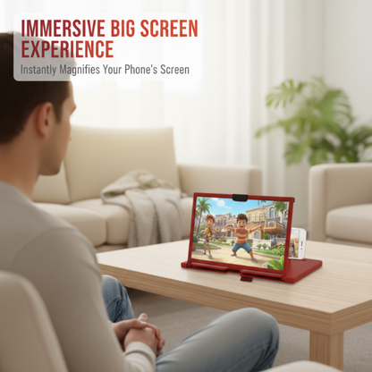 🥳2026 HOT SALE £8.99!!⚽💞50K+ SOLD!💥👓❤️ Ease Eye Strain, Make Screen “Bigger” | HD Phone Magnifier for Easier Viewing🎬✨