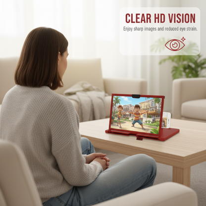 🥳2026 HOT SALE £8.99!!⚽💞50K+ SOLD!💥👓❤️ Ease Eye Strain, Make Screen “Bigger” | HD Phone Magnifier for Easier Viewing🎬✨