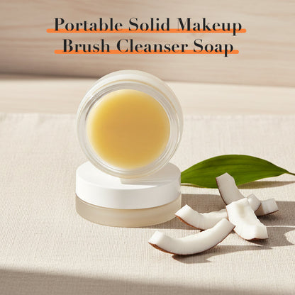 🔥Last Day Special Price ￡8.99!!⚡50K+ SOLD💕Portable Solid Makeup Brush Cleanser Soap