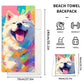 🏖️Summer Hot Sale - ONLY ￡10.99!!⚡50K+ SOLD!🌞🌊2-in-1 Printed Beach Towel Backpack