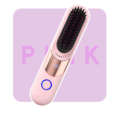 ⏰Last 4 hours Sale £14.99!!💞50K+ SOLD!💇‍♀️3-Temp Ionic Straightening Comb – Anti-scald design, gentle on hair. Adds shine, reduces frizz. Perfect for safe daily styling. 🌸🛡️