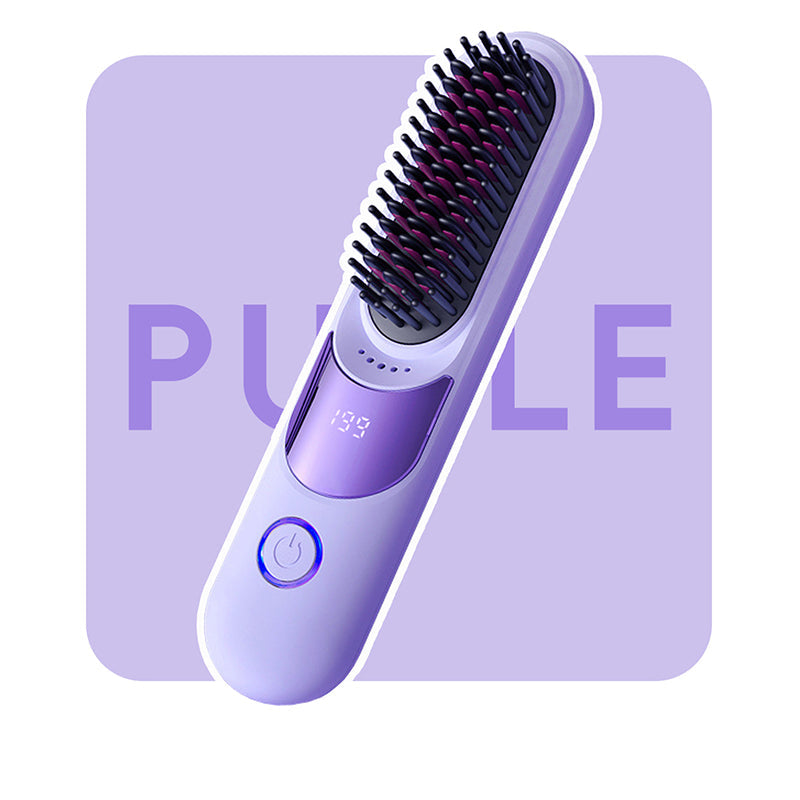 ⏰Last 4 hours Sale £14.99!!💞50K+ SOLD!💇‍♀️3-Temp Ionic Straightening Comb – Anti-scald design, gentle on hair. Adds shine, reduces frizz. Perfect for safe daily styling. 🌸🛡️