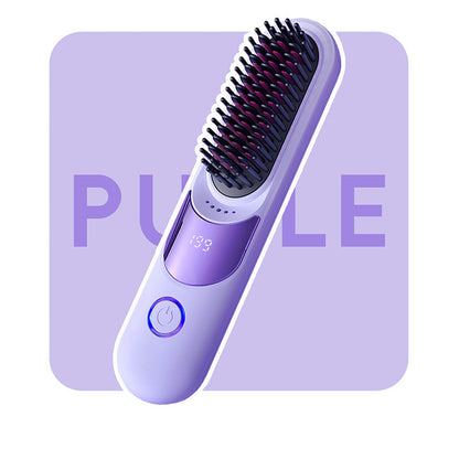 ⏰Last 4 hours Sale £14.99!!💞50K+ SOLD!💇‍♀️3-Temp Ionic Straightening Comb – Anti-scald design, gentle on hair. Adds shine, reduces frizz. Perfect for safe daily styling. 🌸🛡️