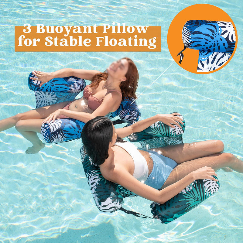 🏖️Summer Hot Sale - ONLY ￡12.99!!⚡50K+ SOLD!🌞🌊Inflatable Floating Chair – Comfortable, Stable & Perfect for Relaxing on the Water 🌊