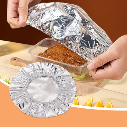 🏆 Last Day Special Price £6.99!!🍽️Reusable Aluminum Foil Thermal Food Cover — Heat-Retaining, Washable & Freshness-Preserving Kitchen Essential