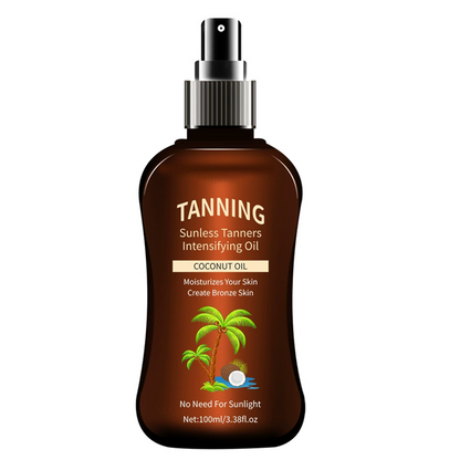 🏖️Summer Hot Sale - ONLY ￡9.99!!⚡50K+ SOLD!🌞Sunless Tanning Oil with Coconut Oil