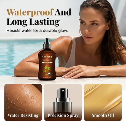 🏖️Summer Hot Sale - ONLY ￡9.99!!⚡50K+ SOLD!🌞Sunless Tanning Oil with Coconut Oil