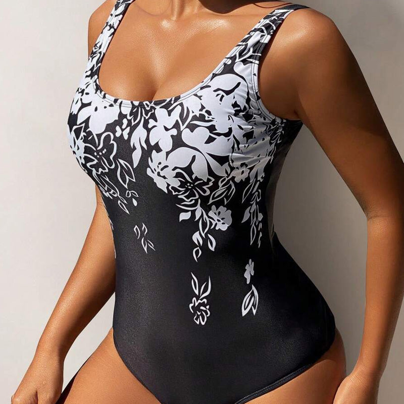 🏖️Summer Hot Sale - ONLY ￡12.99!!⚡50K+ SOLD!🩱🌊Fashion Printed One-Piece Swimsuit | Soft Stretch Fabric & Ruching Detail for an Instant Slimming Look