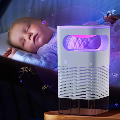 🔥Summer Hot Sale £12.99!!💥50K+ SOLD! 🔇🦟UV Fly Trap with Transparent Catch Box
