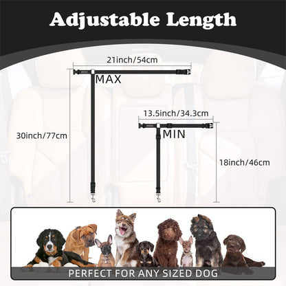 🔥New Hot Selling❤️‍🔥Buy One Get One Free🔥 2-in-1 Dog Car Seat Belt & Walking Leash