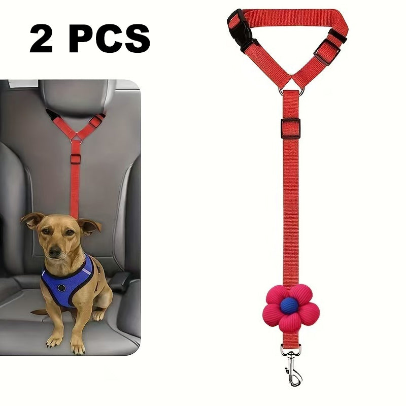 🔥New Hot Selling❤️‍🔥Buy One Get One Free🔥 2-in-1 Dog Car Seat Belt & Walking Leash
