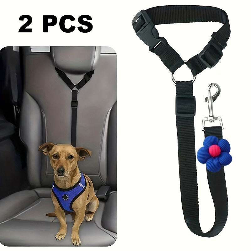 🔥New Hot Selling❤️‍🔥Buy One Get One Free🔥 2-in-1 Dog Car Seat Belt & Walking Leash
