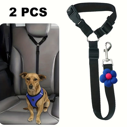 🔥New Hot Selling❤️‍🔥Buy One Get One Free🔥 2-in-1 Dog Car Seat Belt & Walking Leash