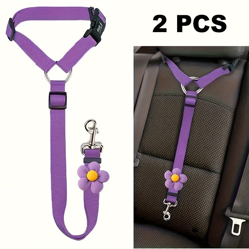 🔥New Hot Selling❤️‍🔥Buy One Get One Free🔥 2-in-1 Dog Car Seat Belt & Walking Leash